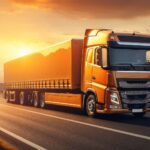 A Serene Car Journey Across the Desert City