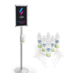 Heavy Duty Hand Sanitizer Stand for Indoor & Outdoor Use