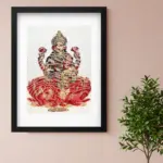 Buy Peacock Framed Silk Wall Piece – Elegant Kanjivaram Art